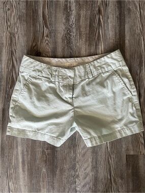 LOFT Mint Green Cotton Chino Bermuda Shorts